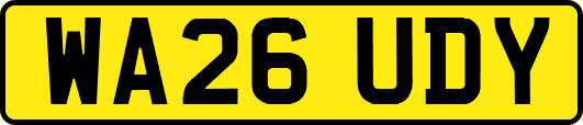 WA26UDY