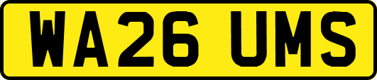 WA26UMS
