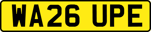 WA26UPE