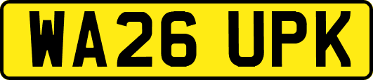 WA26UPK