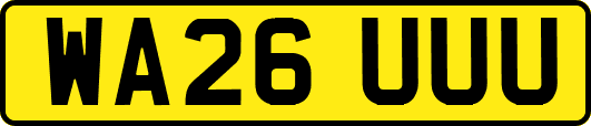 WA26UUU