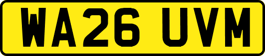 WA26UVM