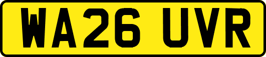 WA26UVR