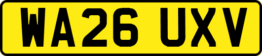 WA26UXV