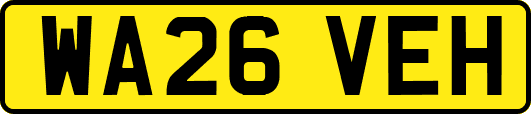 WA26VEH