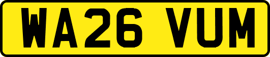 WA26VUM