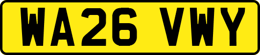 WA26VWY