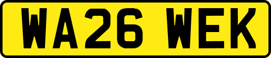 WA26WEK