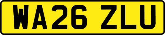 WA26ZLU