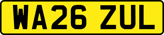 WA26ZUL