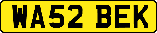 WA52BEK