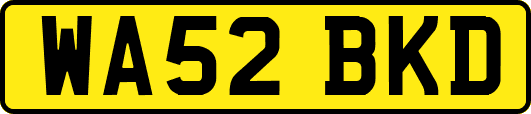 WA52BKD