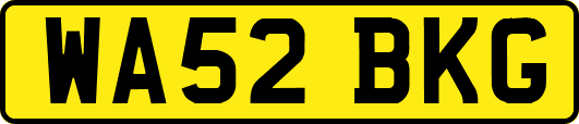 WA52BKG