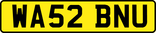 WA52BNU