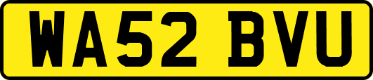 WA52BVU