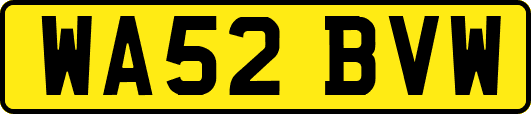 WA52BVW