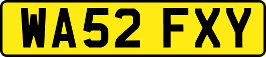 WA52FXY