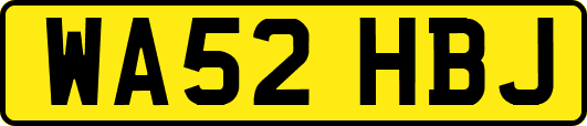 WA52HBJ