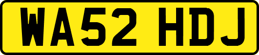WA52HDJ