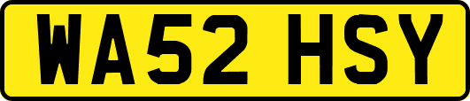 WA52HSY