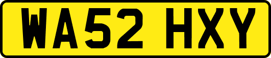 WA52HXY