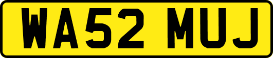 WA52MUJ