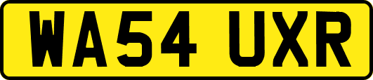 WA54UXR
