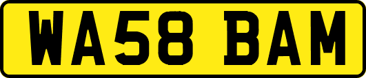 WA58BAM