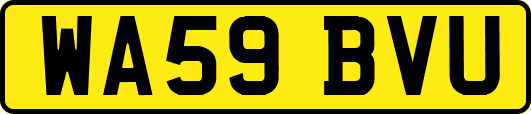 WA59BVU