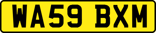 WA59BXM