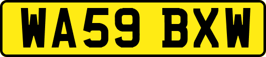 WA59BXW