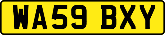 WA59BXY