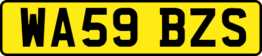 WA59BZS