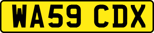 WA59CDX