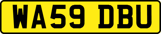 WA59DBU