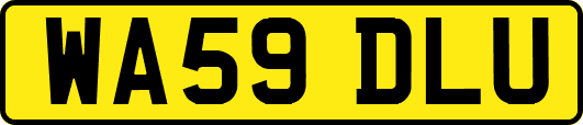 WA59DLU