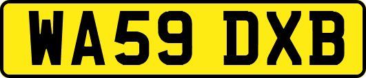 WA59DXB