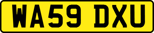 WA59DXU