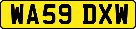 WA59DXW