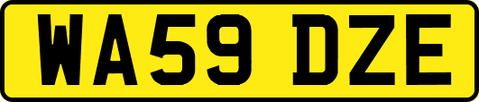 WA59DZE