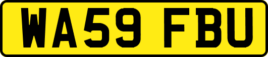 WA59FBU