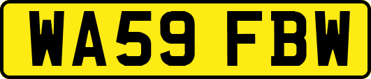 WA59FBW