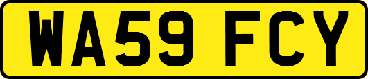 WA59FCY