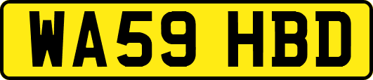 WA59HBD