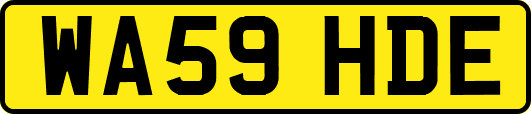 WA59HDE