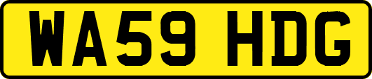 WA59HDG
