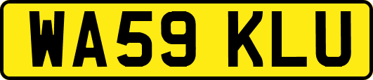 WA59KLU