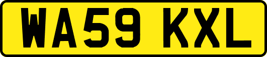 WA59KXL