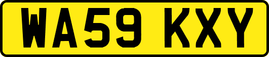 WA59KXY