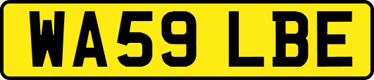 WA59LBE